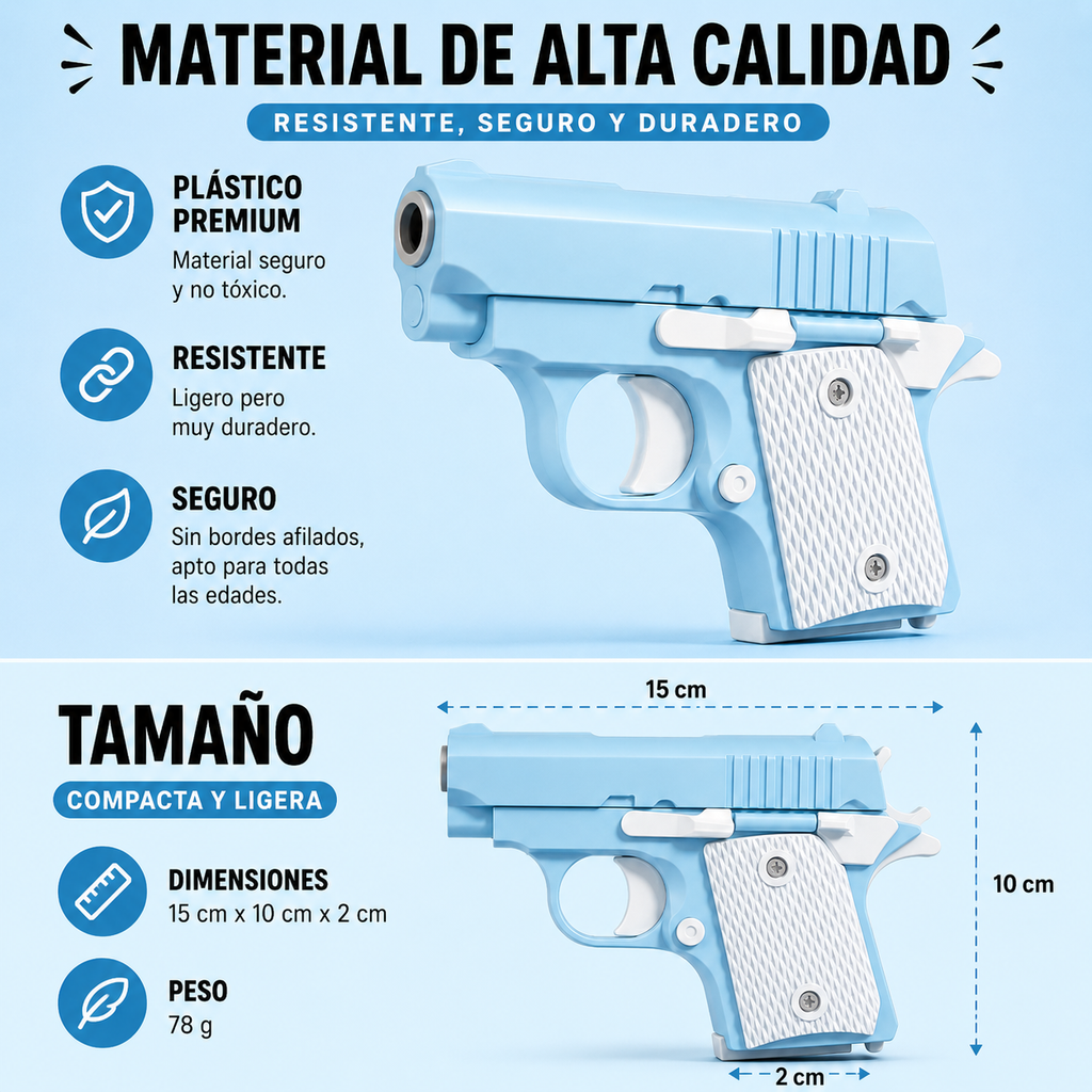 Pistola de Juguete Antiestrés