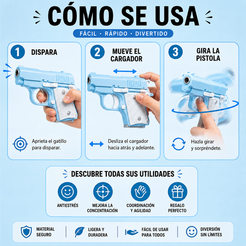 Pistola de Juguete Antiestrés